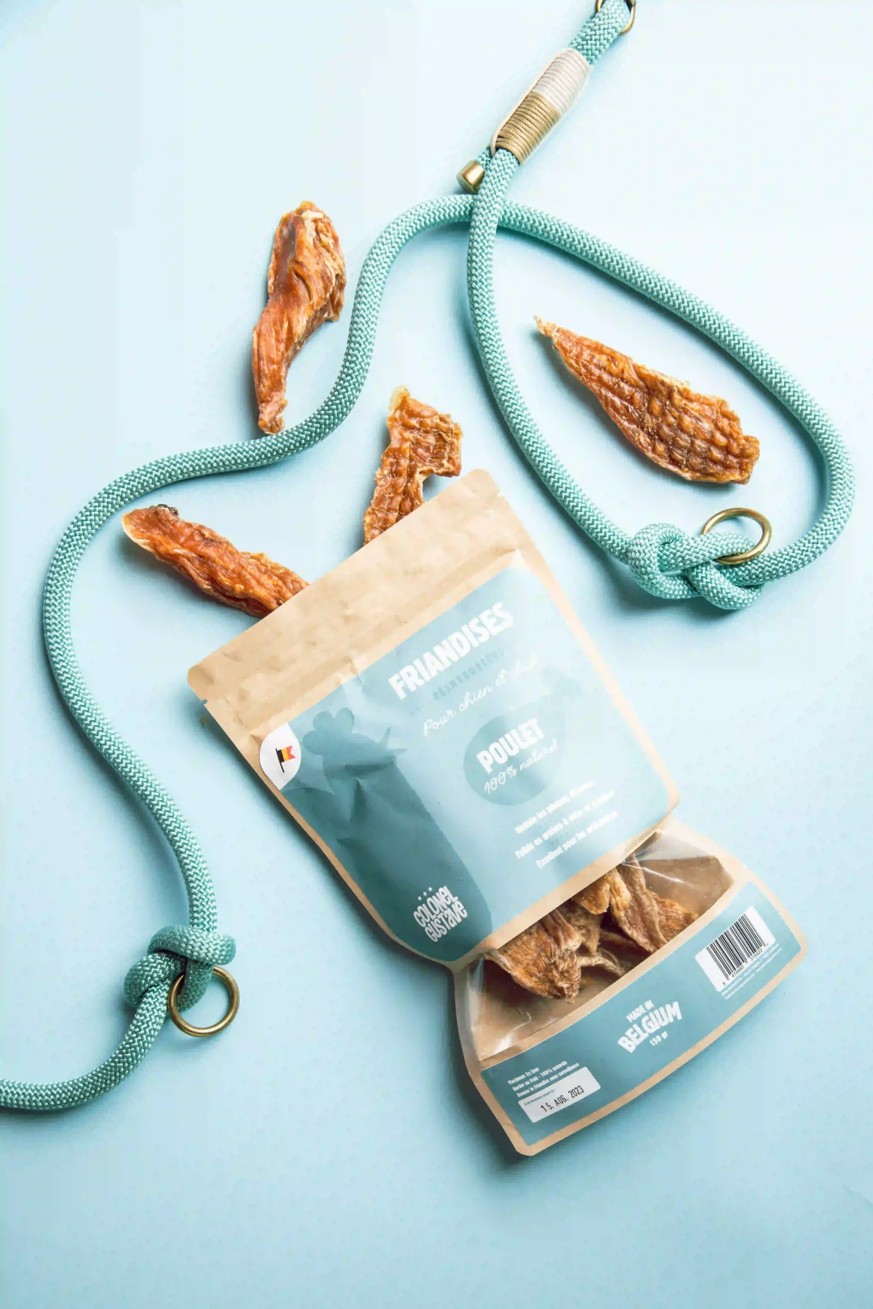 Filets de poulet déshydratés