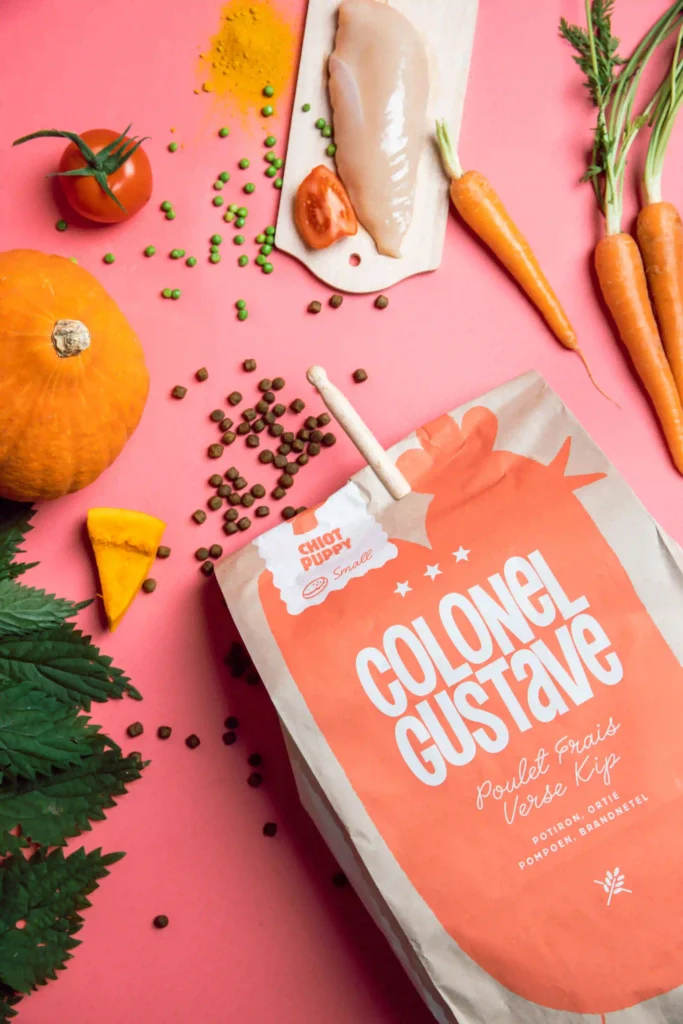 croquettes pour chiot colonel gustave